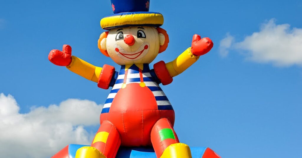 découvrez notre château gonflable, l'élément idéal pour animer vos événements. offrez à vos enfants des heures de plaisir en toute sécurité avec des heures de divertissement, de sauts et de rires. parfait pour les anniversaires, les fêtes et plus encore !